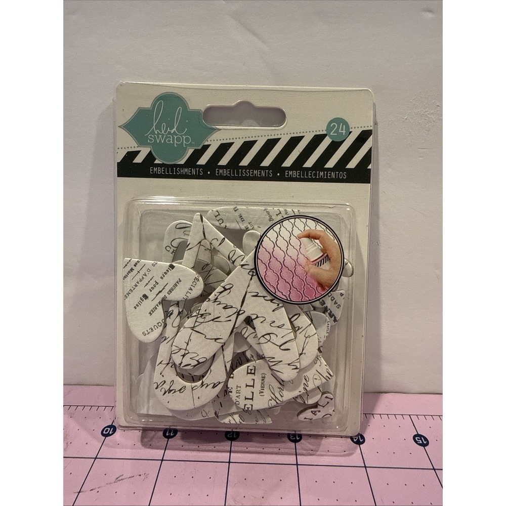 Heidi Swapp Heart Embellishments 24pcs